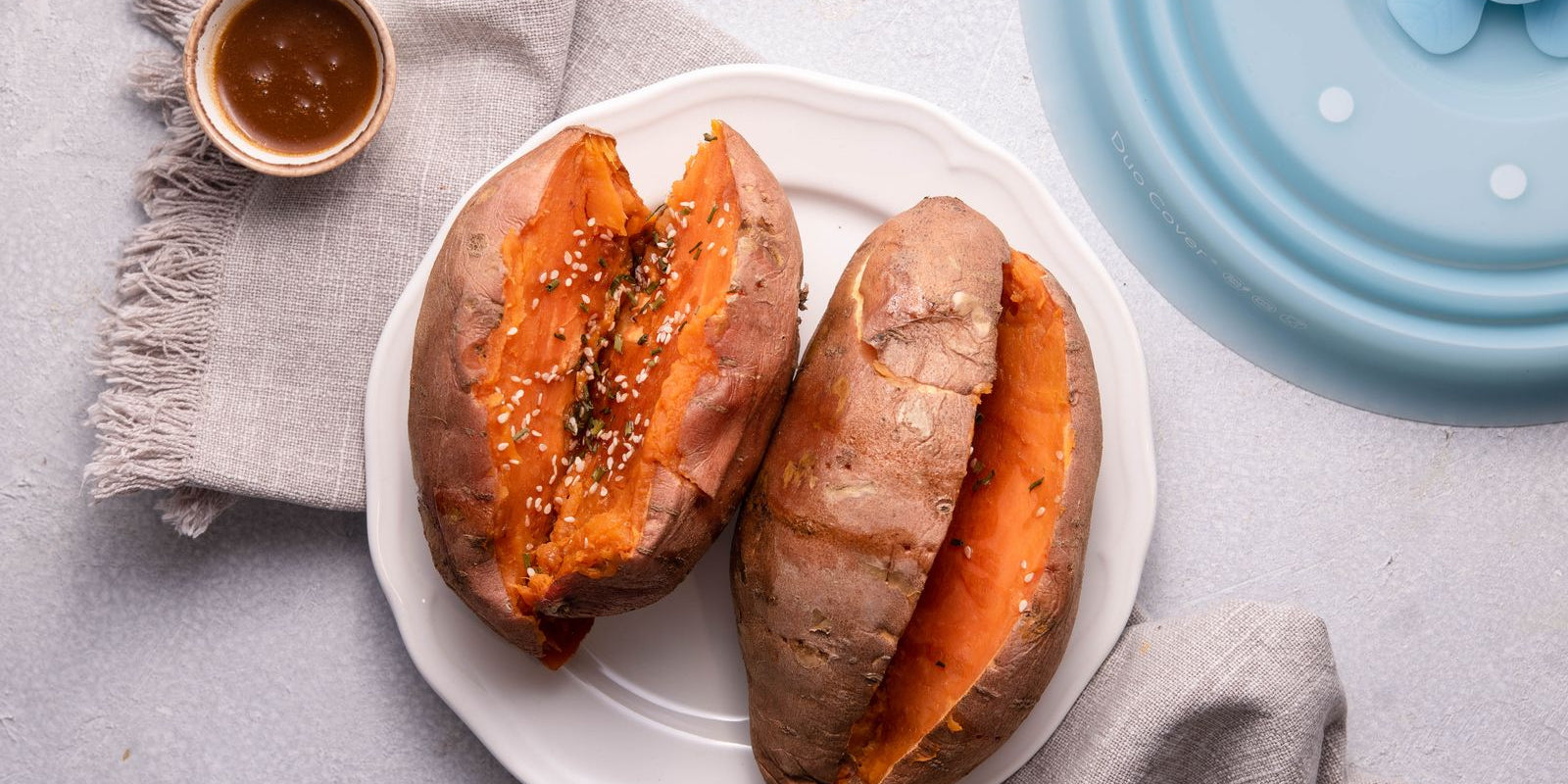 baked sweet potatoes on microwave, microwaved sweet potato, sweet potatoes meals for one, single serving