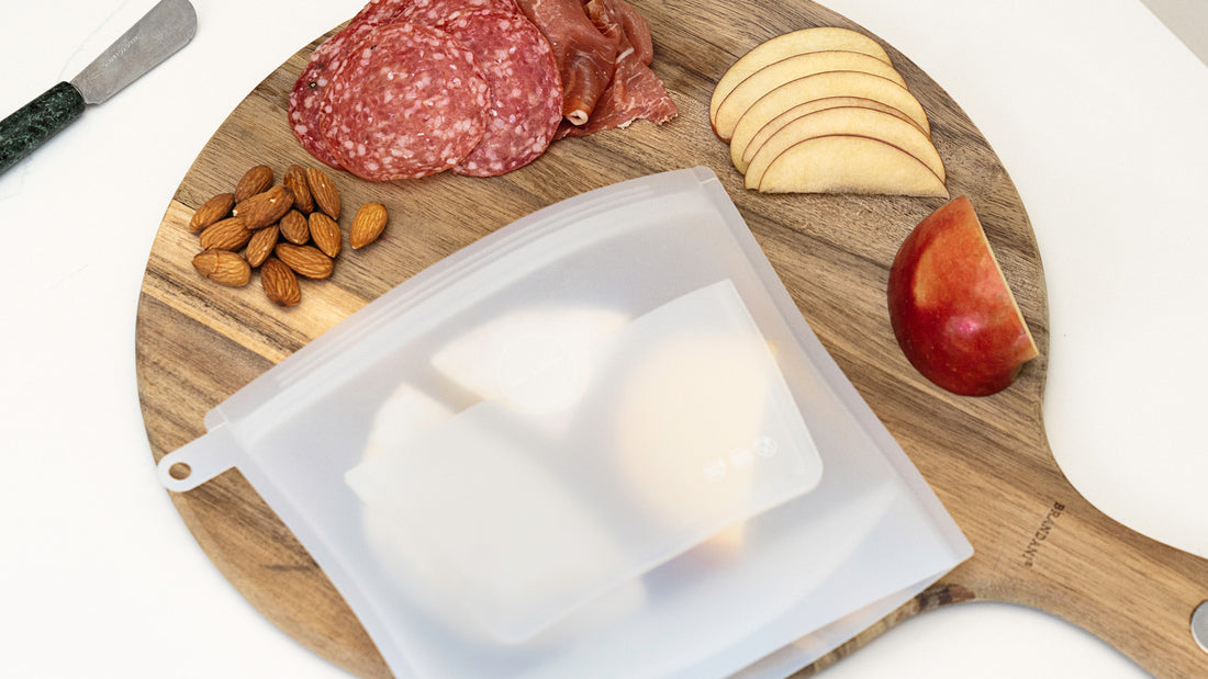 charcuterie board, charcuterie and snacks reusable bag, eco-friendly sustainable storage solutions, eco-friendly bag for food storage