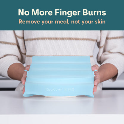 Duo Cover can save your fingers from those 'ouchie' moments when plates get hot!